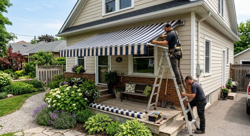 Canvas Awning Color And Style Options