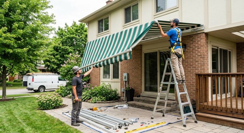 Canvas Awning Color And Style Options