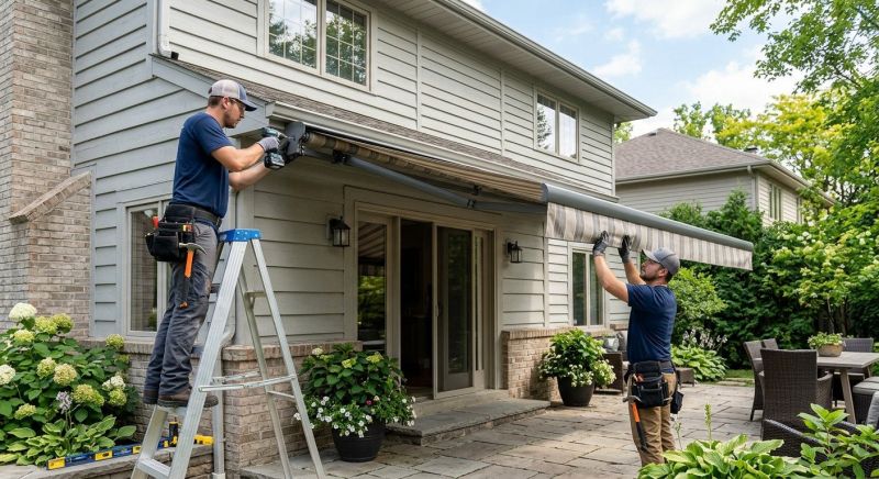 Commercial Awning Installation