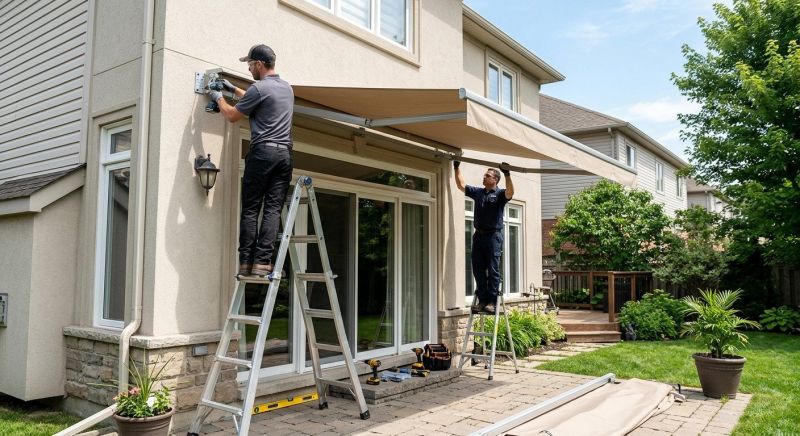 Outdoor Blinds Installation